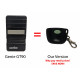 Genie GT90 GPT-1 390 MHz Compatible Mini Key Chain Remote Control 12 Dip Switch